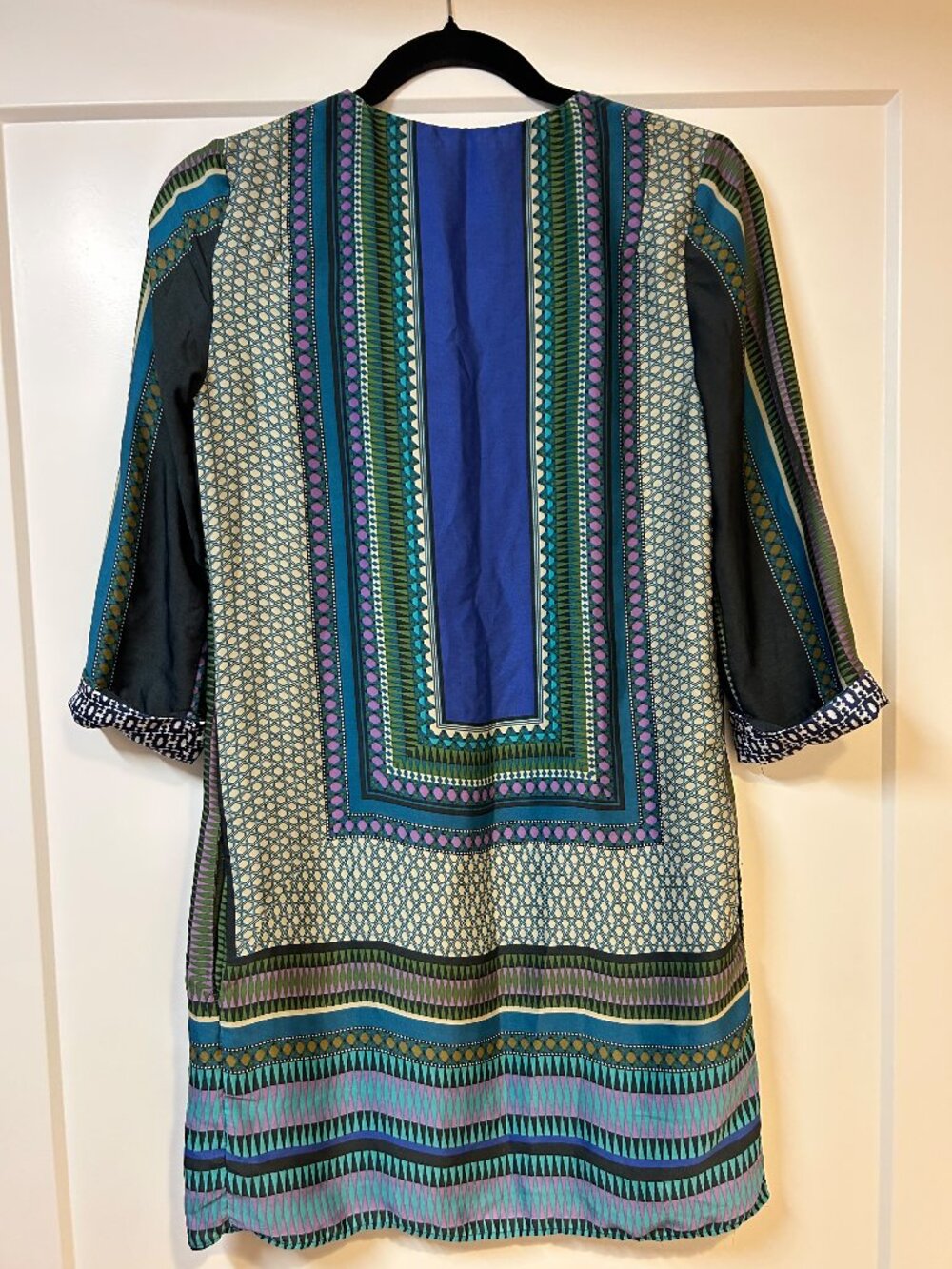 Zara Geometric Print Shift Dress